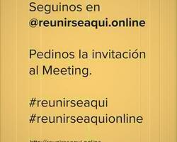 "Reunirse aquí" FOTO: "Reunirse aquí"